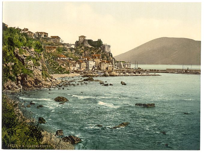 Castelnuovo, general view, Dalmatia, Austro-Hungary