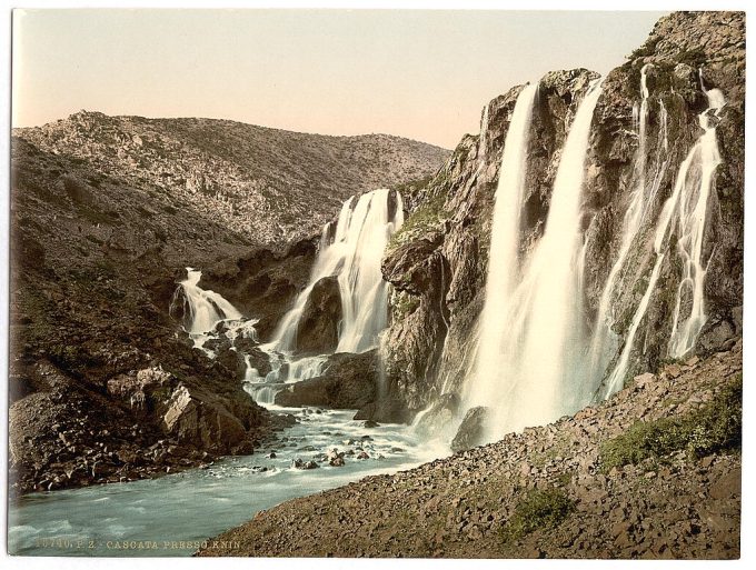 Cascade, near Knin, Dalmatia, Austro-Hungary