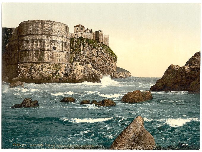 Ragusa, the fortification, Dalmatia, Austro-Hungary