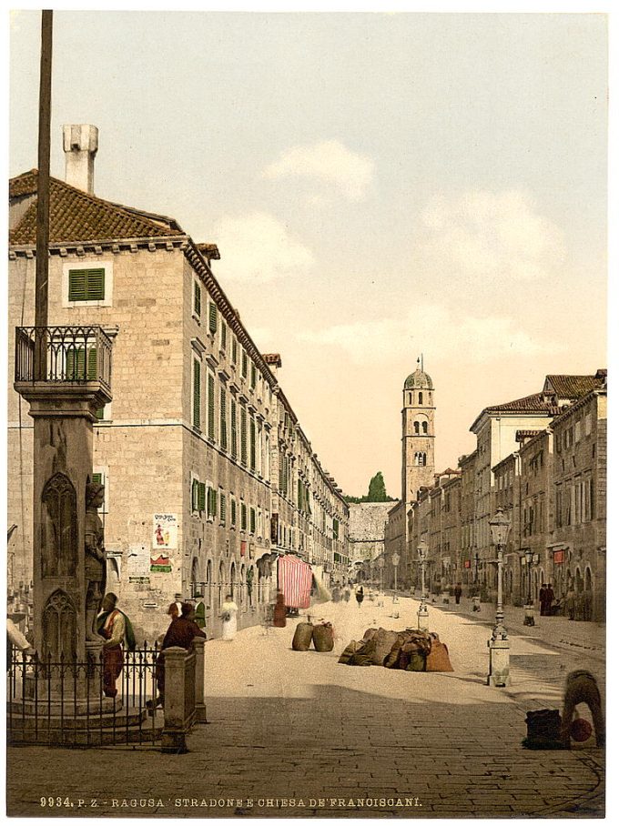Ragusa, the Franciscan Church, Dalmatia, Austro-Hungary
