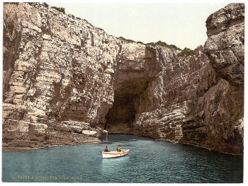 Ragusa, Cave of Lacroma, Dalmatia, Austro-Hungary