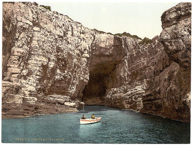 Ragusa, Cave of Lacroma, Dalmatia, Austro-Hungary