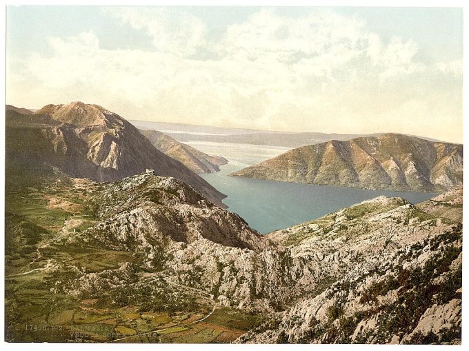 Risano, looking towards Catena (i.e., Cantene), Dalmatia, Austro-Hungary