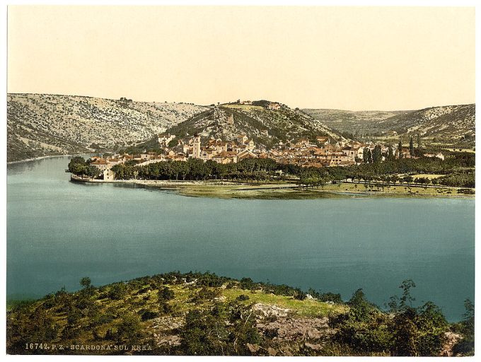Scardona, upon the Kerka, Dalmatia, Austro-Hungary