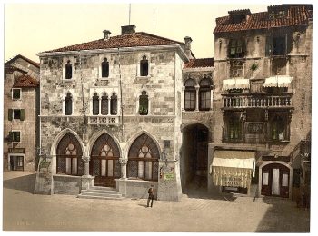 Spalato, the Communal Palace, Dalmatia, Austro-Hungary