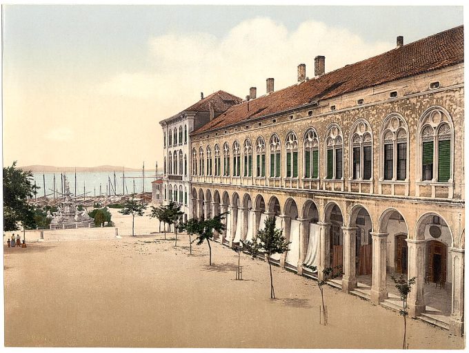 Spalato, Hotel de Ville, Dalmatia, Austro-Hungary
