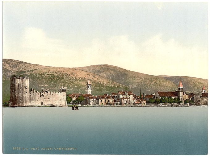 Traû, Camerlengo Castle, Dalmatia, Austro-Hungary