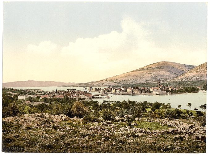 Traû, general view, Dalmatia, Austro-Hungary