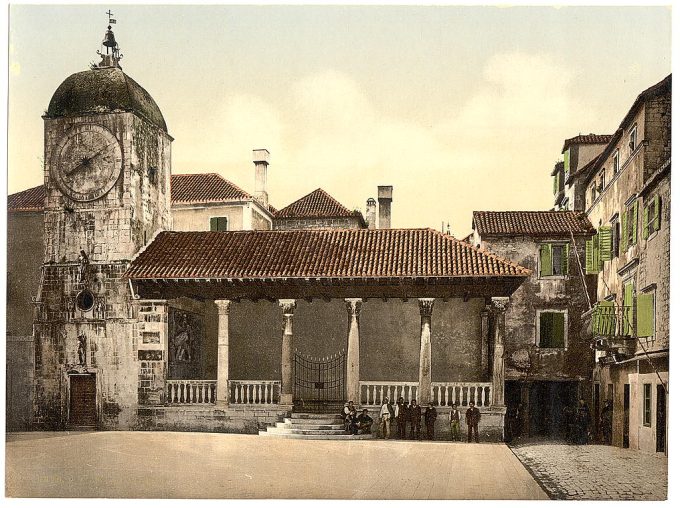 Traû, loggia, Dalmatia, Austro-Hungary