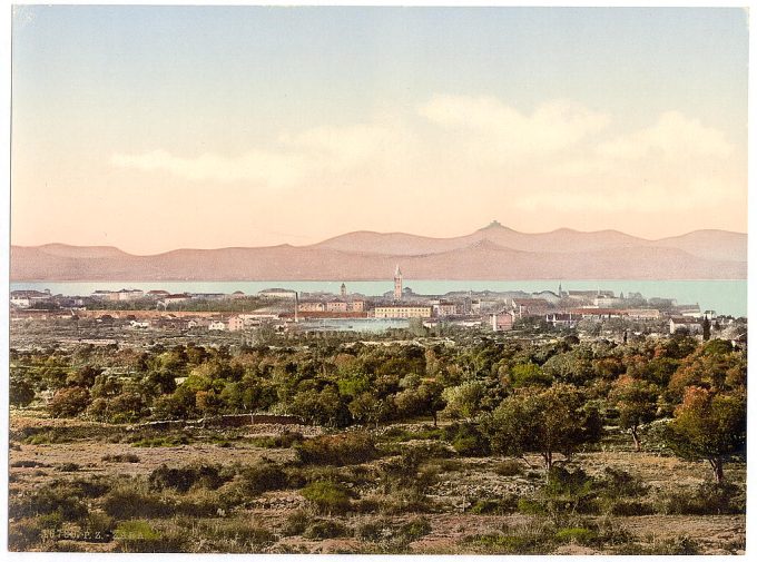 Zara, general view, Dalmatia, Austro-Hungary