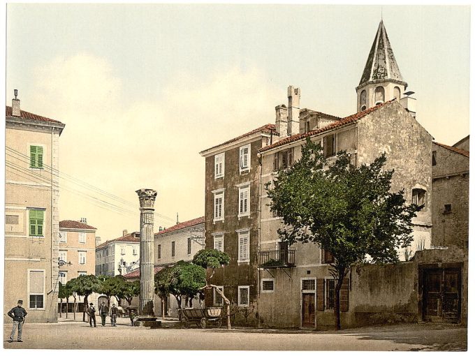 Zara, Colonna Square, Dalmatia, Austro-Hungary