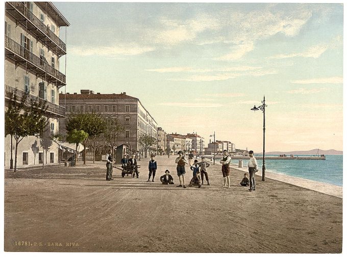 Zara, water front, Dalmatia, Austro-Hungary
