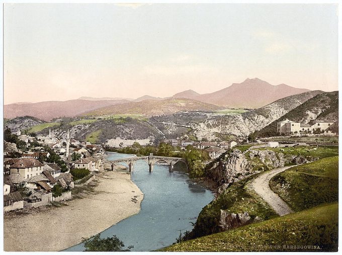 Konjica, general view, Herzegowina, Austro-Hungary