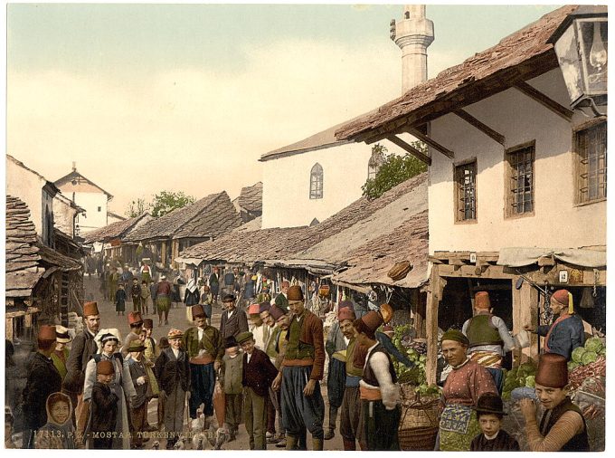 Mostar, Turkish quarter, Herzegowina, Austro-Hungary