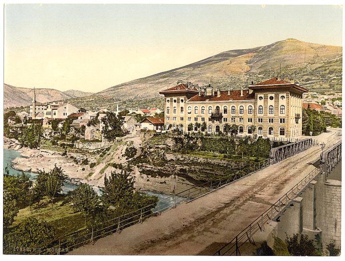 Mostar, Narenta Hotel, Herzegowina, Austro-Hungary