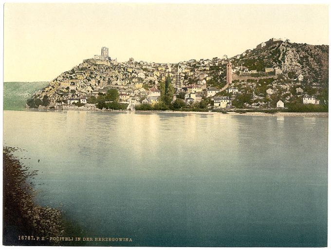 Pocitelj, general view, Herzegowina, Austro-Hungary