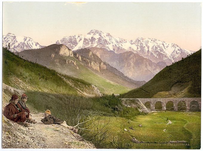 Prenjalpe, between Mostar and Sarajewo, Herzegowina, Austro-Hungary