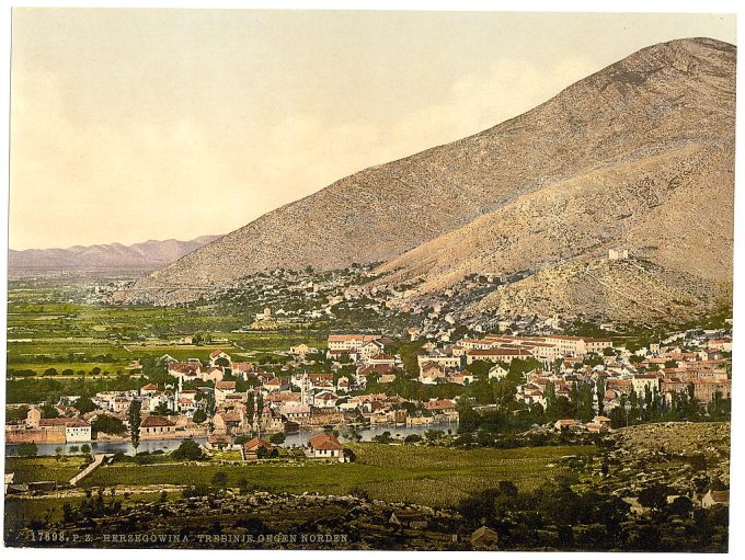 Trebinjica, general view, Herzegowina, Austro-Hungary