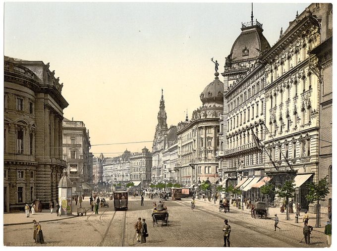 Ring Street, Budapest, Hungary, Austro-Hungary