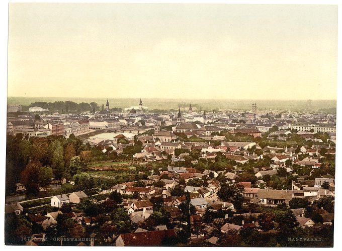 Panoramic view, Grosswardein, Hungary, Austro-Hungary