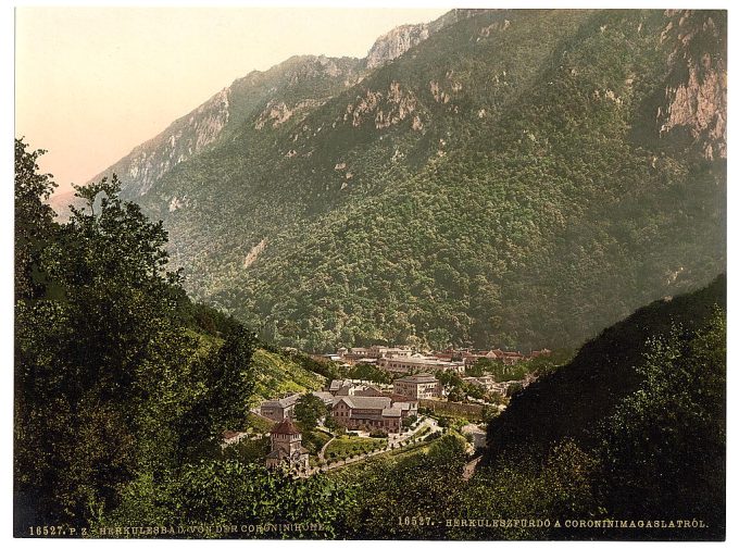 From Upper Coronini, Herkulesfürdö, Hungary, Austro-Hungary