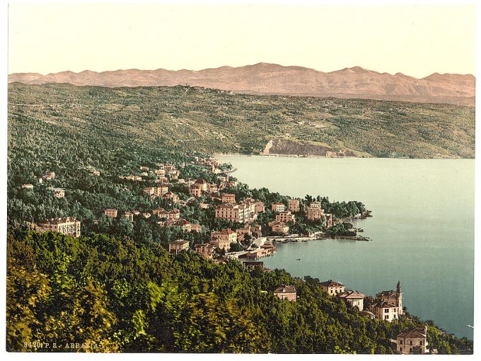 Abbazia, general view, Istria, Austro-Hungary