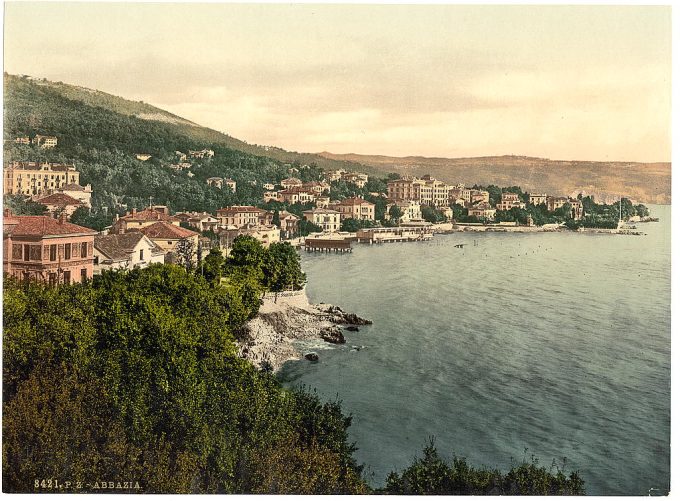 Abbazia, general view, Istria, Austro-Hungary