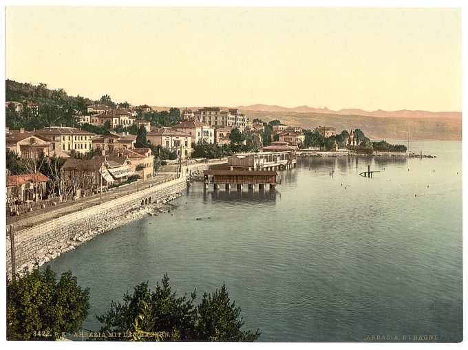 Abbazia, the Baths, Istria, Austro-Hungary