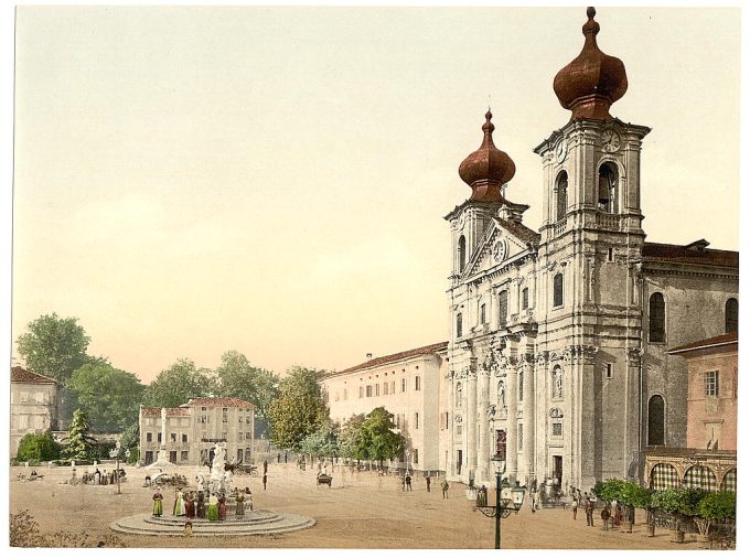 Gorizia, the cathedral, Istria, Austro-Hungary