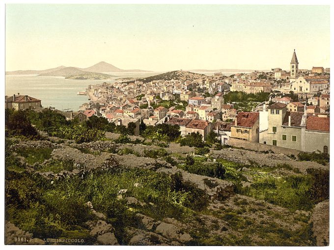 Lussin-Piccolo (i.e, Lussinpiccolo), general view, Istria, Austro-Hungary