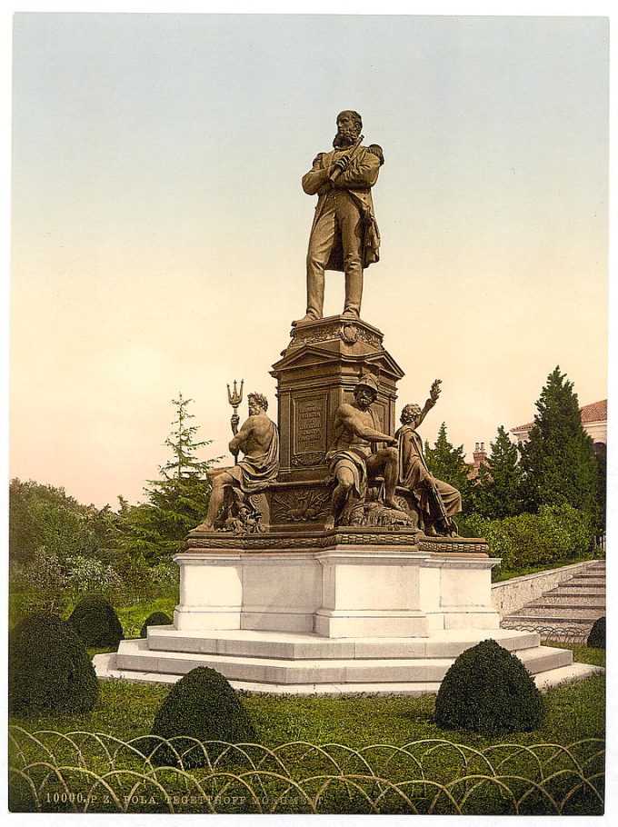 Pola, Tegetthoff Monument, Istria, Austro-Hungary