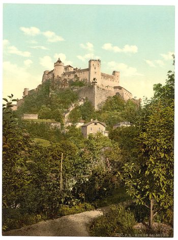 Fortress High-Salzburg (i.e., Hohensalzburg), Salzburg, Austro-Hungary