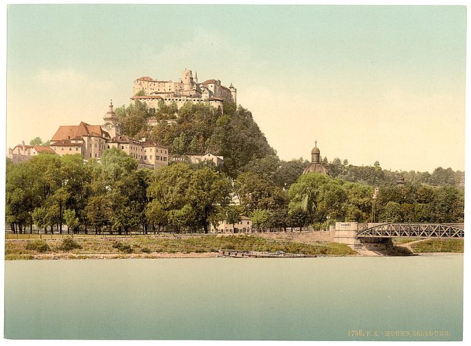 Fortress High-Salzburg (i.e., Hohensalzburg), Salzburg, Austro-Hungary