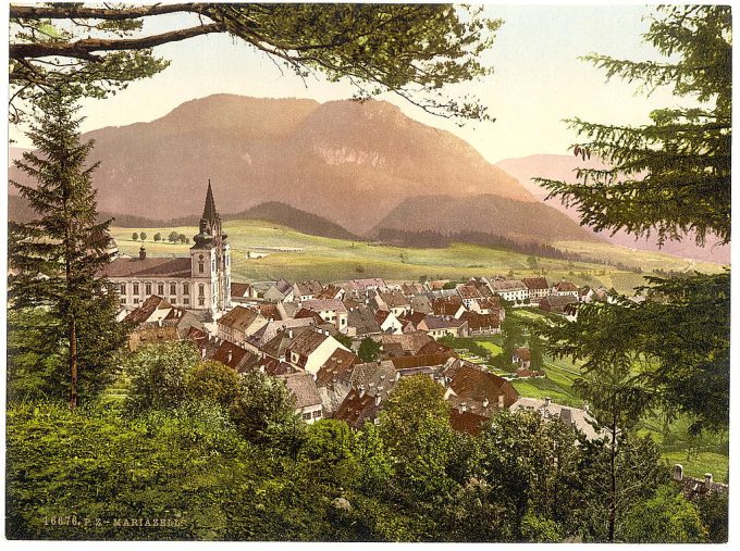 Mariazell, general view, Styria, Austro-Hungary