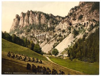 Semmering Railway to Krausel Krause (i.e., Krauselklause), Styria, Austro-Hungary