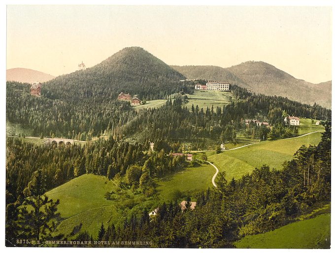 Semmering Railway, Hotel at Semmering, Styria, Austro-Hungary