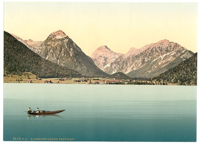 Achensee, towards Pertisau, Tyrol, Austro-Hungary