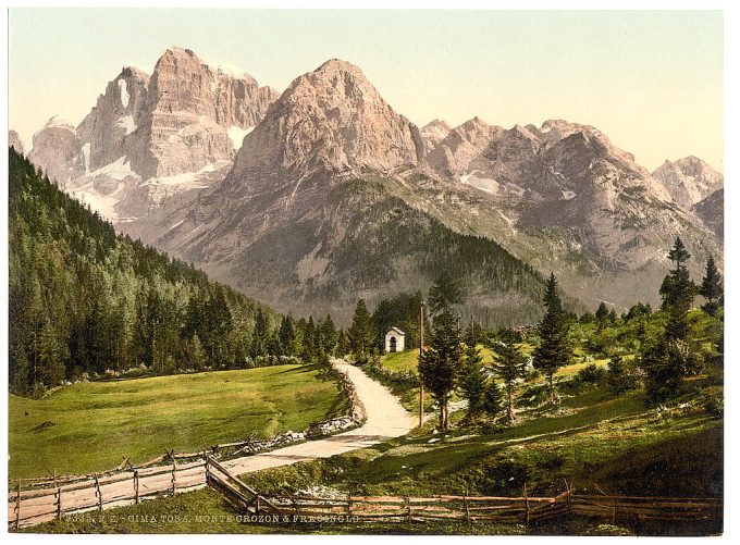 Cima Tosa, Monet Crozon and Fracinglo, Tyrol, Austro-Hungary