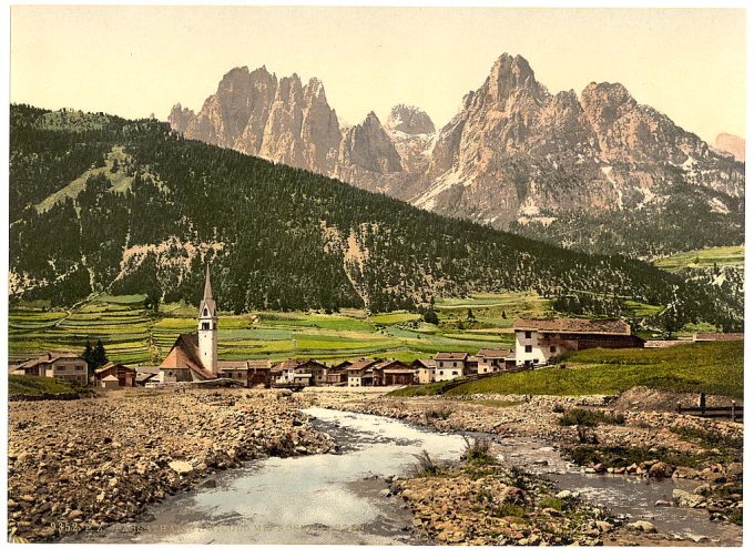 Fassathal (i.e., Fassatal), St. Nicolo and Rosengarten, Tyrol, Austro-Hungary