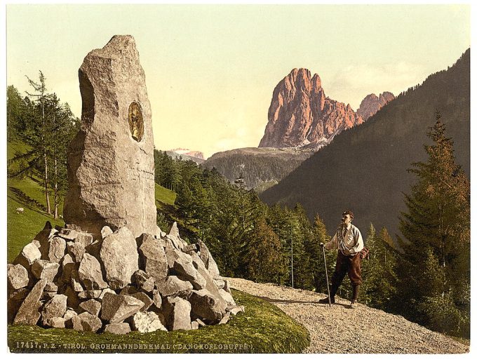 Grohmann Monument, Tyrol, Austro-Hungary