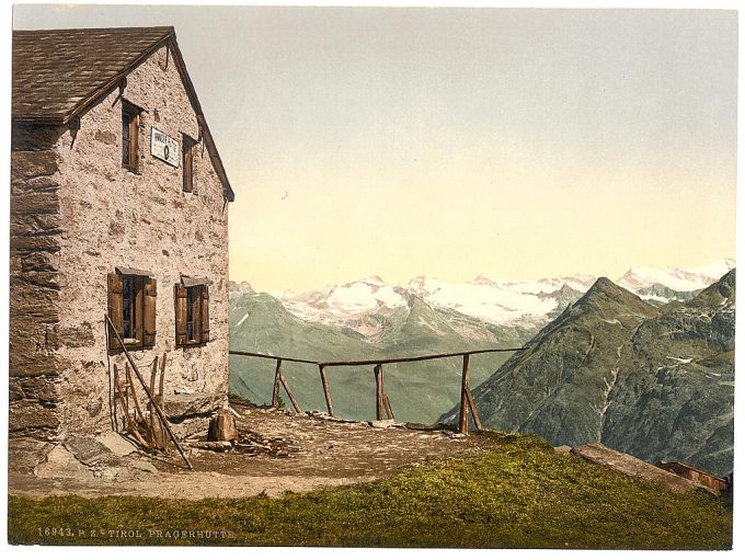 Laugkofigruppe (i.e., Langkafelgruppe), Pragerhutte, Tyrol, Austro-Hungary