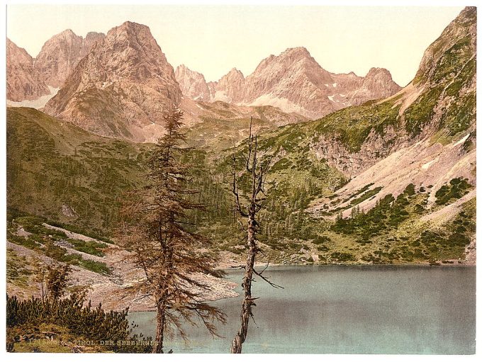 Lermoos, the Seebensee, Tyrol, Austro-Hungary