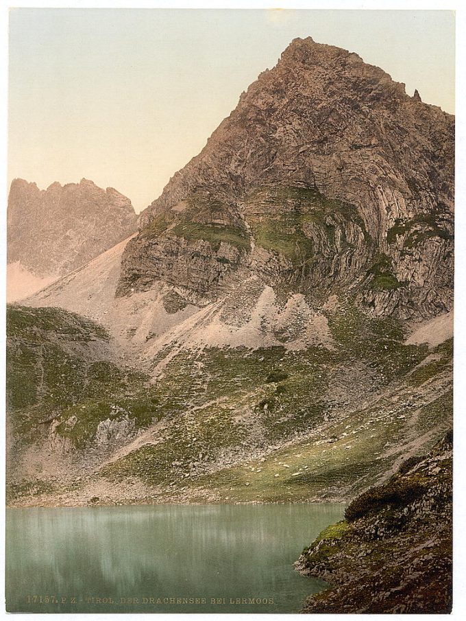 Lermoos, the Drachensee, Tyrol, Austro-Hungary