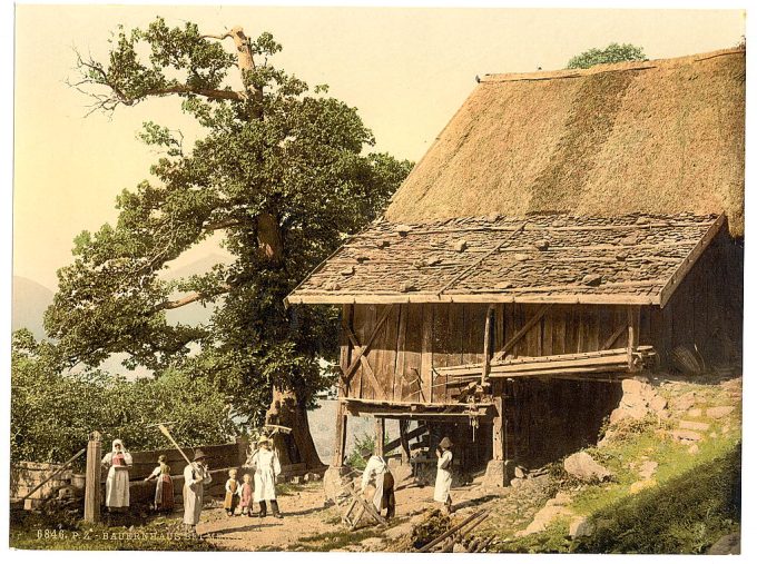 Meran, peasants' house, Tyrol, Austro-Hungary