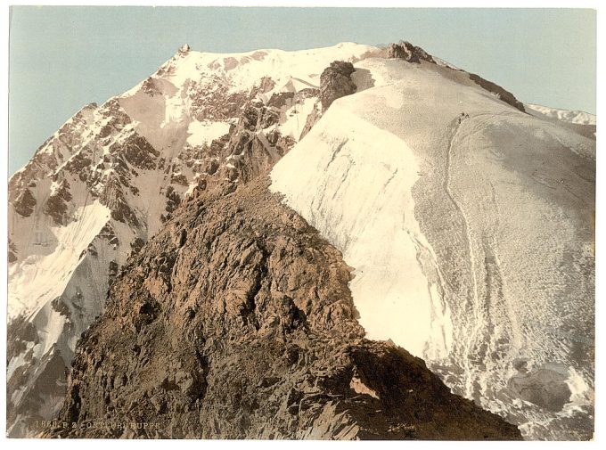 Ortler Group, from the Payerhutte, Tyrol, Austro-Hungary