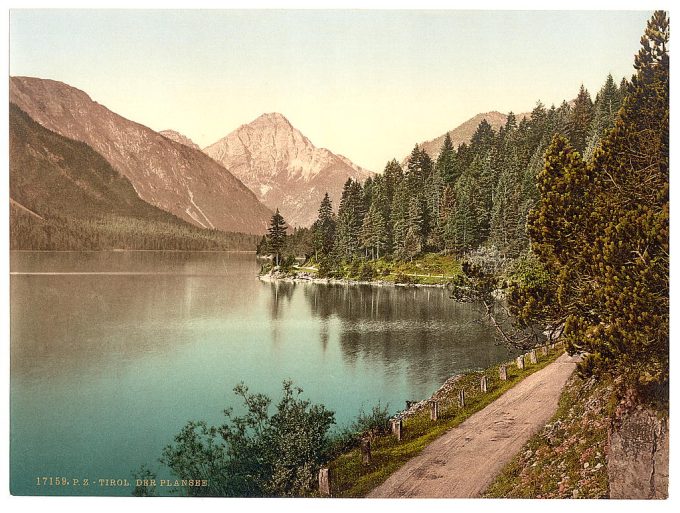 Plansee, general view, Tyrol, Austro-Hungary