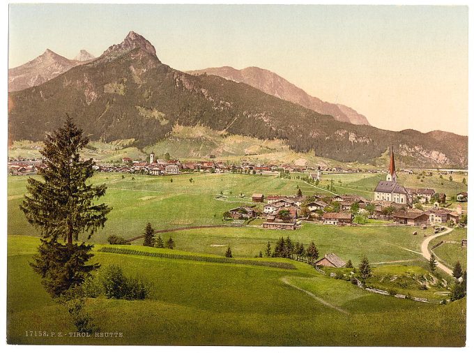 Reutte, general view, Tyrol, Austro-Hungary