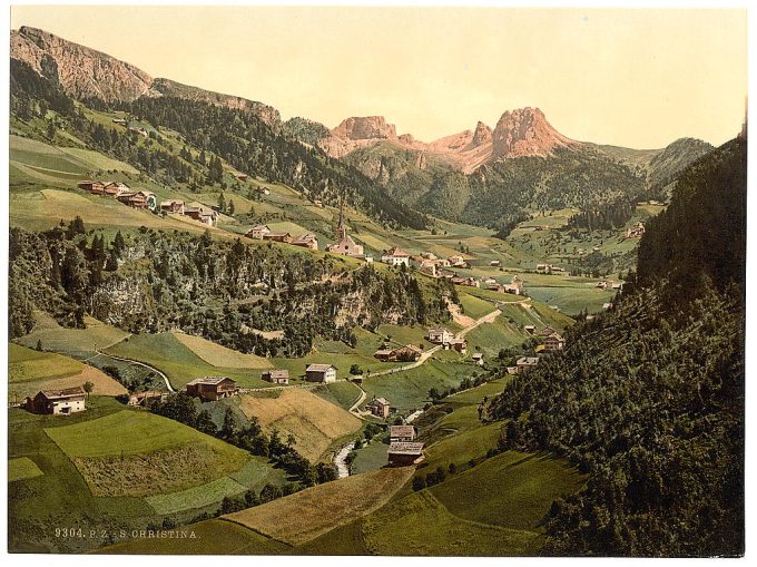 Santa Christiana (i.e., Santa Christiana Val Gardena), Tyrol, Austro-Hungary