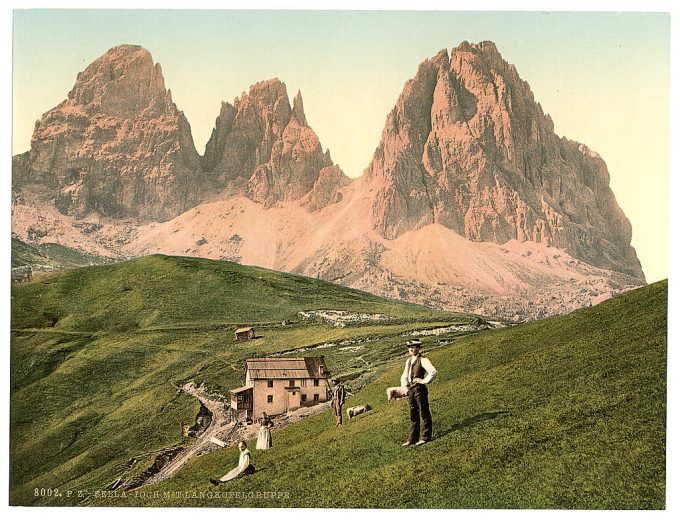 Sella Joch and Langkofl, Tyrol, Austro-Hungary