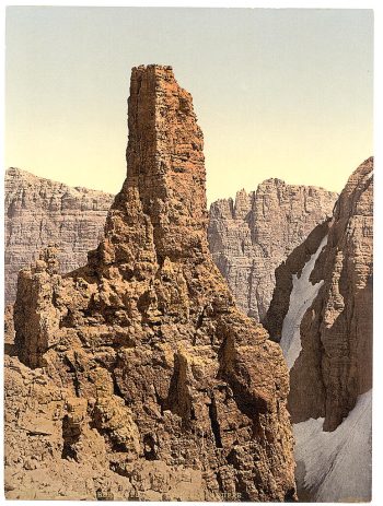 Sella Group, Bergerturm, Tyrol, Austro-Hungary